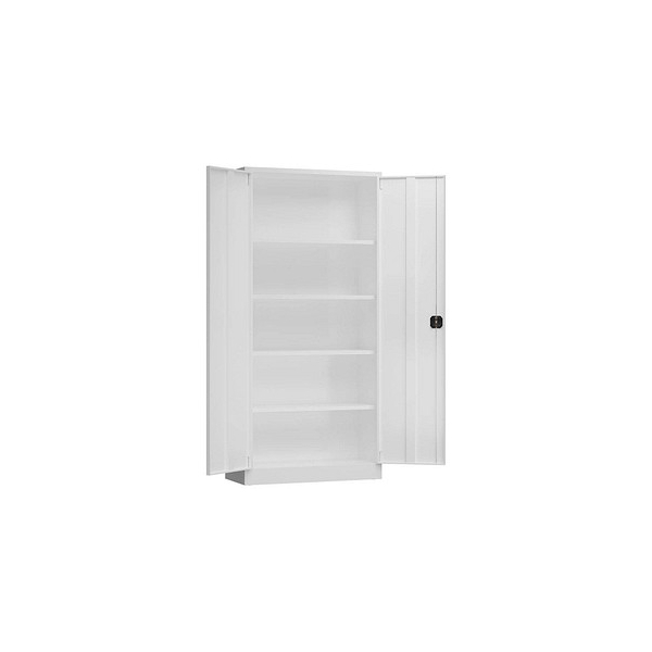 4061815605268 - Stahlschrank ClassiX X-530367 signalweiß 920 x 600 x 1945 cm aufgebaut  4061815605268 LÜLLMANN