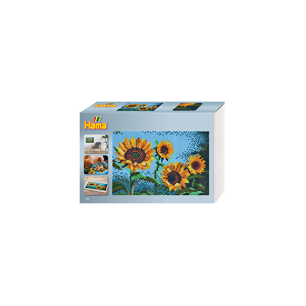 0028178036089 - Bügelperlen midi Art Sonnenblumen Geschenkpackung Durchmesser Bügelperle midi 50 mm - 1 Stück (00003608)