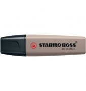 Textmarker STABILO BOSS ORIGINAL NatureCOLORS, 70/193, warmgrau, 2-5mm Keilspitze