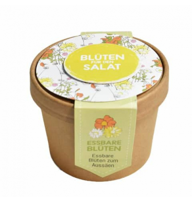 Wundertüte Blüten für Salat Pott