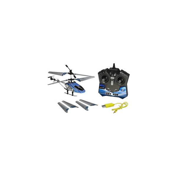 4009803239828 - Sky FUN - Helikopter - Betriebsbereit (RTR) - Elektromotor - Schwarz - Blau - Weiß - Lithium Polymer (LiPo) - AA (23982)