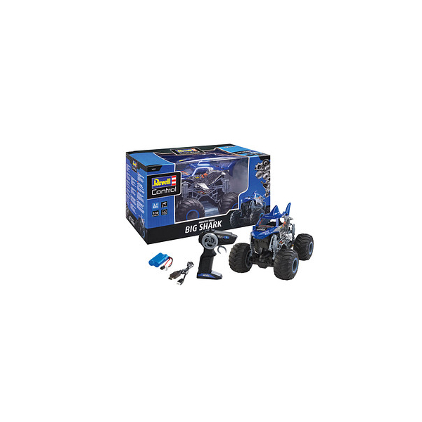 4009803245584 - RC Monster Truck BIG SHARK Ferngesteuertes Auto blau  4009803245584 Revell