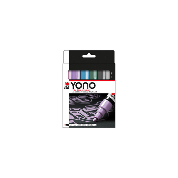 4007751848796 - YONO PASTEL Acrylstifte-Set farbsortiert 15 - 30 mm 4007751848796 6 Stück