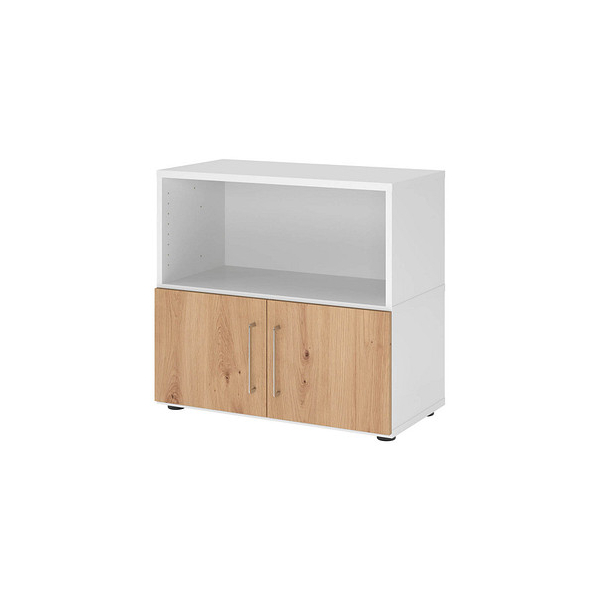 4032062307410 - Regalschrank FlexWall VFW28T1KGWRBS weiß asteiche 1 Fachboden 800 x 400 x 746 cm 4032062307410 Hammerbacher