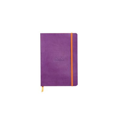 Notizbuch 117410C, Softcover, A5, liniert, PEFC, violett