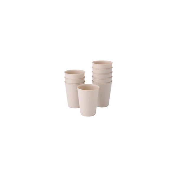 5414638199831 - Greenbox Mehrwegbecher Riffelbecher Ø 9 cm 300 ml braun Coffee to go Mehrwegbecher für Heißgetränke 1 Karton = 165 Stück