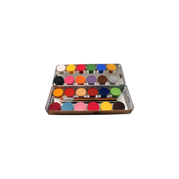 4028362224007 - Metall Palette Kinderschmink-Set farbsortiert 4028362224007 