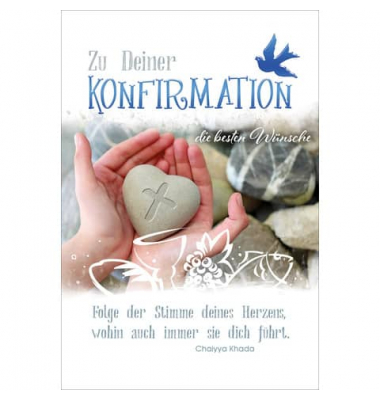 Konfirmationskarte 11-1217 bunt