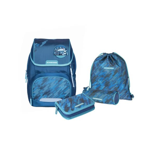 9002638233646 - Schultaschenset Camo Blue Dark Petrol 9002638233646 SCHNEIDERS ERGOJET