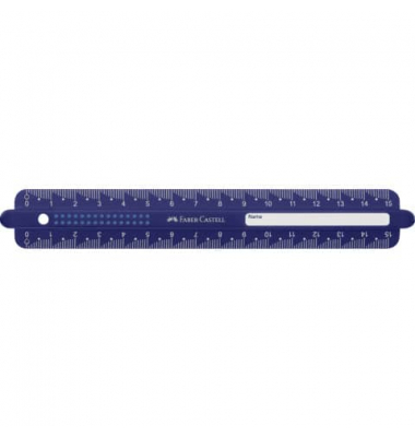 Lineal Dots, 15cm, sortiert