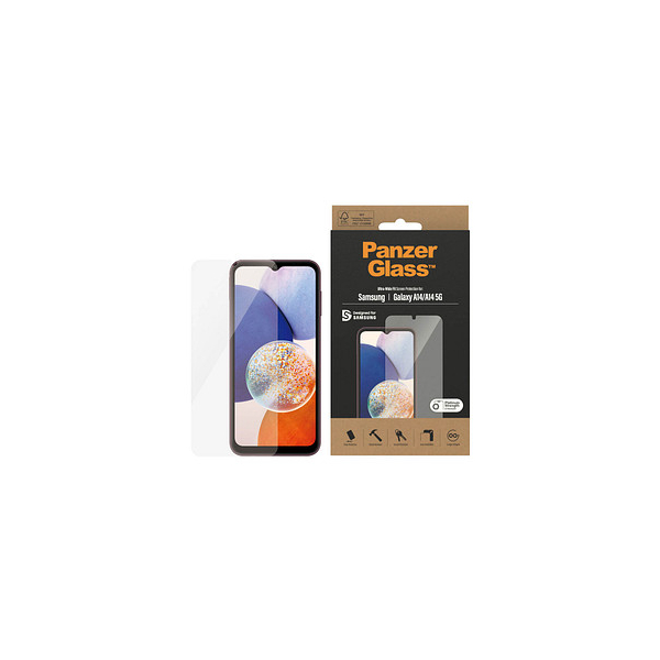 5711724073212 - PanzerGlass? Ultra Wide Fit Display-Schutzglas für Samsung Galaxy A14 5G 5711724073212 PanzerGlass