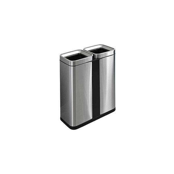 4012086873979 - the twin bin Mülleimer 2x 300 l edelstahl 4012086873979 helit