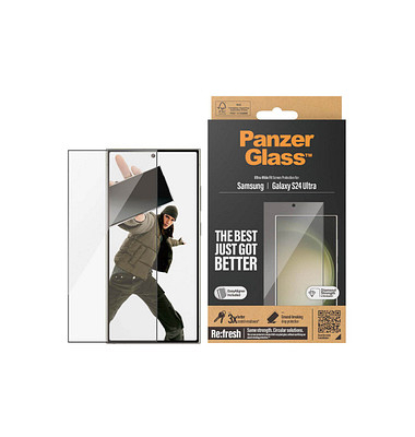 PanzerGlass™ Ultra Wide Fit Display-Schutzglas für Samsung Galaxy S24 Ultra
