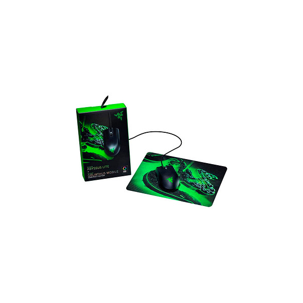 8886419318200 - Abyssus Lite + Goliathus Mobile Mousepad Maus kabelgebunden schwarz 8886419318200 RAZER