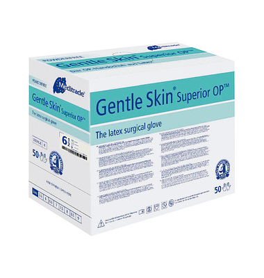 unisex OP-Handschuhe Gentle Skin Superior OP™ weiß Größe 6,5