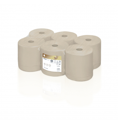 Satino Handtuchrolle PureSoft 314300 2lg. 179m beige 6St.