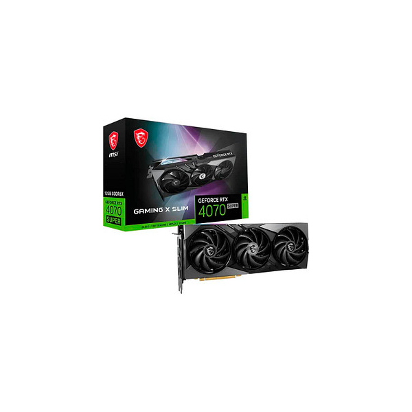 4711377171601 - GeForce RTX 4070 SUPER 12G GAMING X SLIM Grafikkarte 12 GDDR6 192 Bit 4711377171601 msi