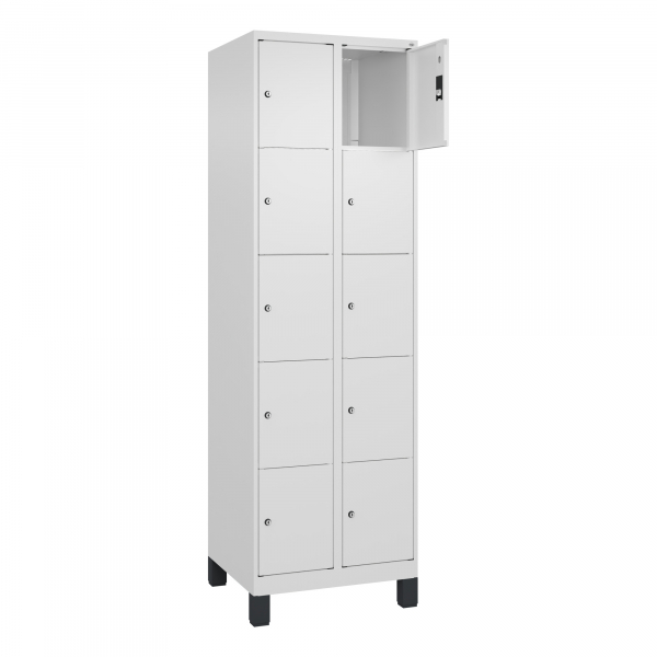 4066681693616 -  C+P Schließfachschrank Classic PLUS 2x5Fächer 1950x600x500mm wsws 4066681693616 C + P Möbelsysteme