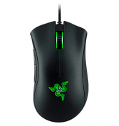 DeathAdder Essential Maus ergonomisch kabelgebunden grün, schwarz