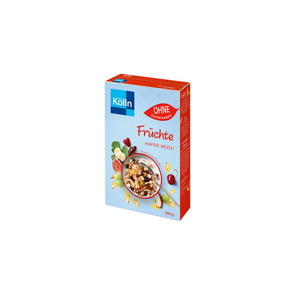 4000540001341 - Frucht ohne Zucker Müsli 5000 g 4000540001341 500 Gramm