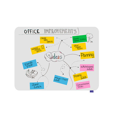 Whiteboard ESSENCE 7-107054 emailliert 90x119,5cm