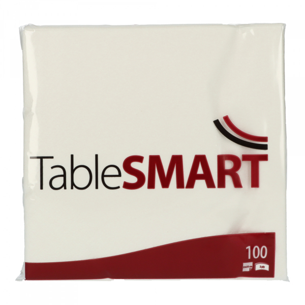 4056788067441 - TableSMART Serviette 831103 33x33cm 2lg 14Falz ws 100St 4056788067441 100 Stück