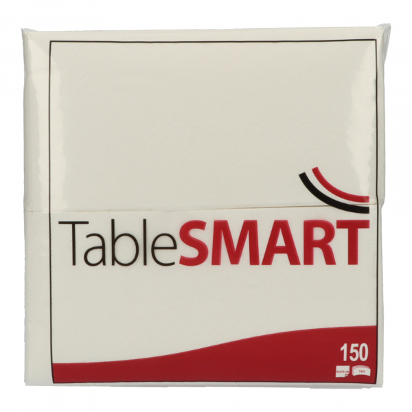 4056788180287 - TableSMART Serviette 486012 33x33cm 3lg 18Falz ws 150St 4056788180287 150 Stück