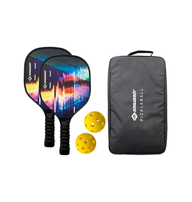 Pickleball-Set schwarz