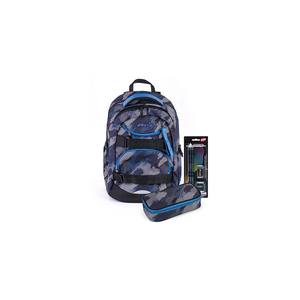 9014400345112 - Schulrucksack Next Gen Kunstfaser grauschwarz 9014400345112 JOLLY