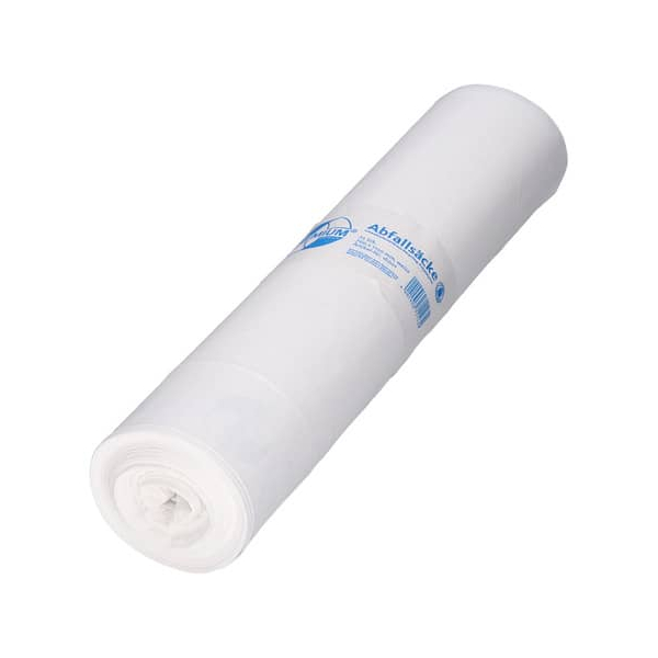 4001553160018 - Standard-Abfallsäcke LDPE 120 l VE 250 Stk BxH 700 x 1100 mm Materialstärke 37 µm weiß