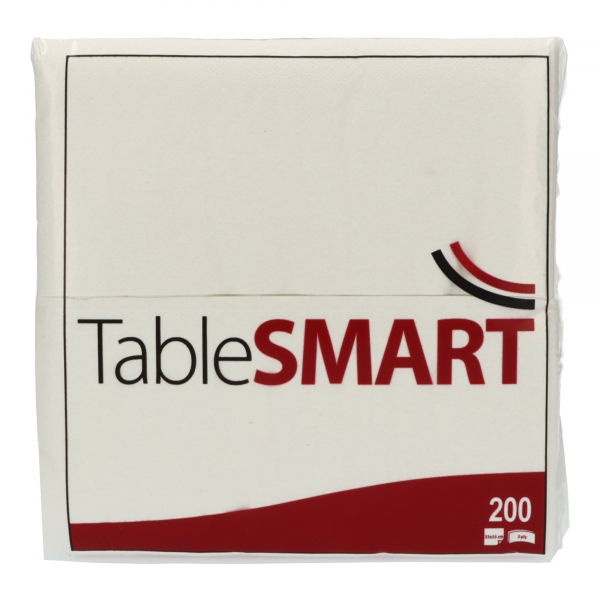 4056788184001 - TableSMART Serviette 483054 33x33cm 2lg 18Falz ws 200St 4056788184001 200 Stück