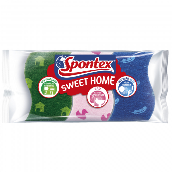 3384125000174 - Schwamm-Set Sweet Home 19500017 sort 3St 3384125000174 SPONTEX 3 Stück