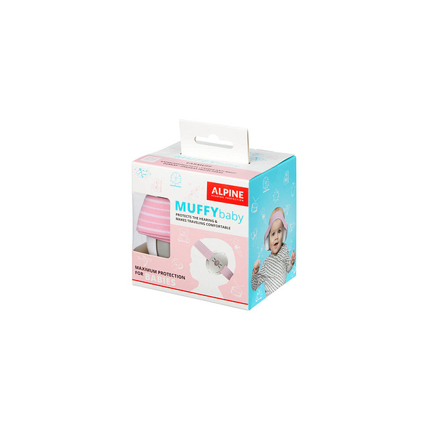 8717154024951 - ALPINE MUFFYbaby Kinder-Kapselgehörschutz 23 dB rosa weiß