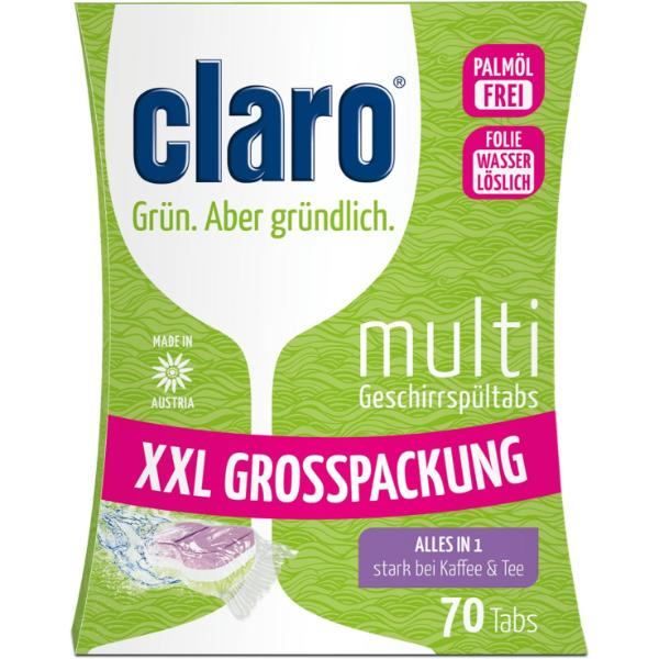 9005835311797 - Multi Tabs Spülmaschinentabs Alles-in-1 Geschirrspültabs Spezialist für Kaffee- und Teeflecken 1 Packung = 70 Stück á 20 g