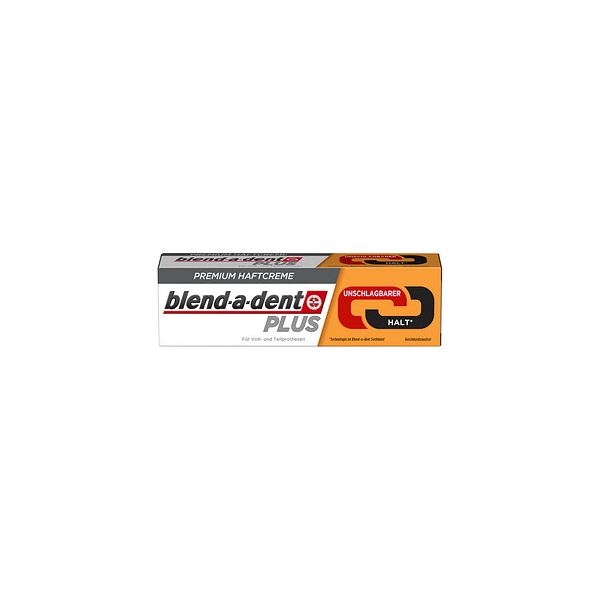 8006540314791 - blend-a-dent Plus Bester Halt Premium Haftcreme Geschmacksneutrales Haftmittel für Voll- und Teilprothesen 40 g - Tube