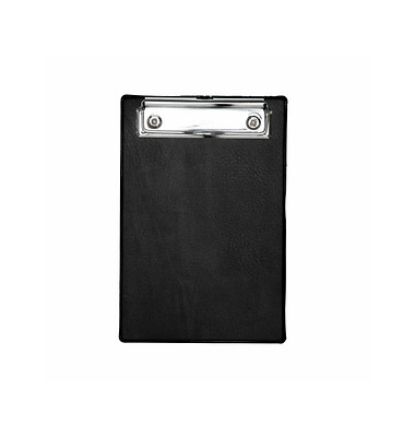 Klemmbrett 2335690, A6, schwarz, Karton mit Kunststoffüberzug, inkl Aufhängeöse
