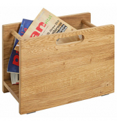 Zeitungsständer 54350 eiche Holz, DIN A4 quer