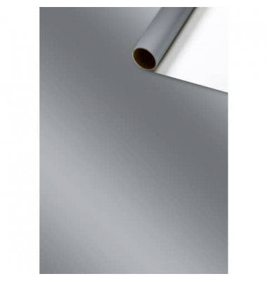 Geschenkpapier One Colour, 70x500cm, silber