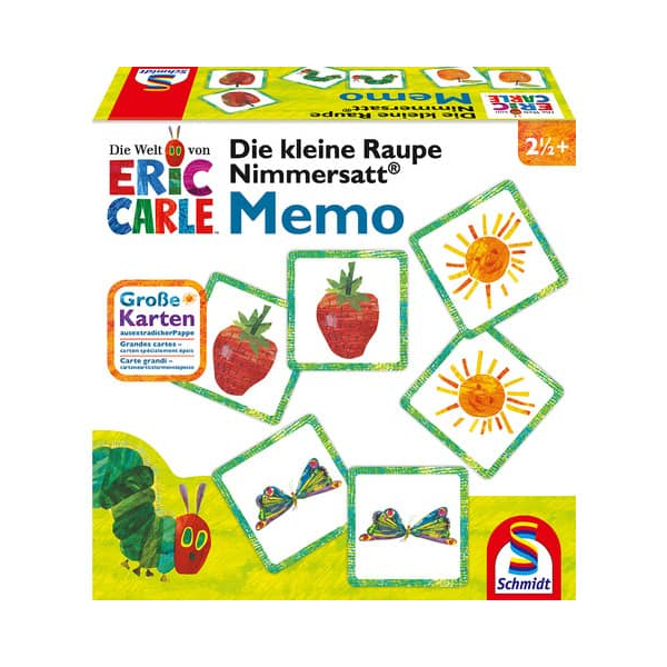 4001504404550 - Memo Kleine Raupe Nimmersatt Memospiel 4001504404550 SCHMIDT