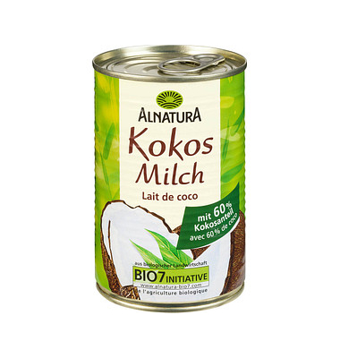 Kokosmilch 2970637002, 22% Fett, vegan, 400ml, in der Dose