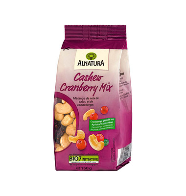 Bio Cashew Cranberry Mix Trockenfrüchte 150,0 g