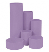 Stiftehalter Schreibtisch-Boy lavendel Polystyrol 6 Fächer 12,9 x 13,9 x 14,7 cm