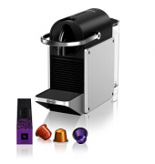 Nespresso Pixie EN 127.S Kapselmaschine silber