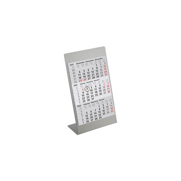 4255704327182 -  Dreimonatskalender Tischaufsteller 5227 3 Monate   1 Seite 105x23cm 2025 2026 4255704327182 Head