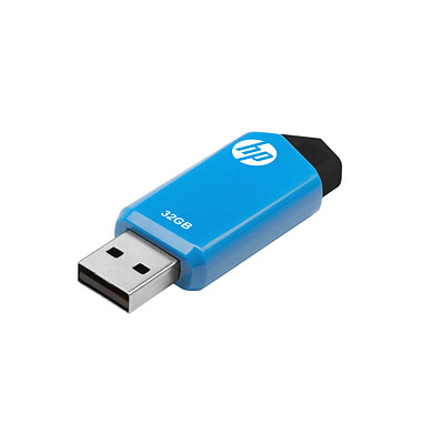 USB-Stick v150w blau, schwarz 32 GB