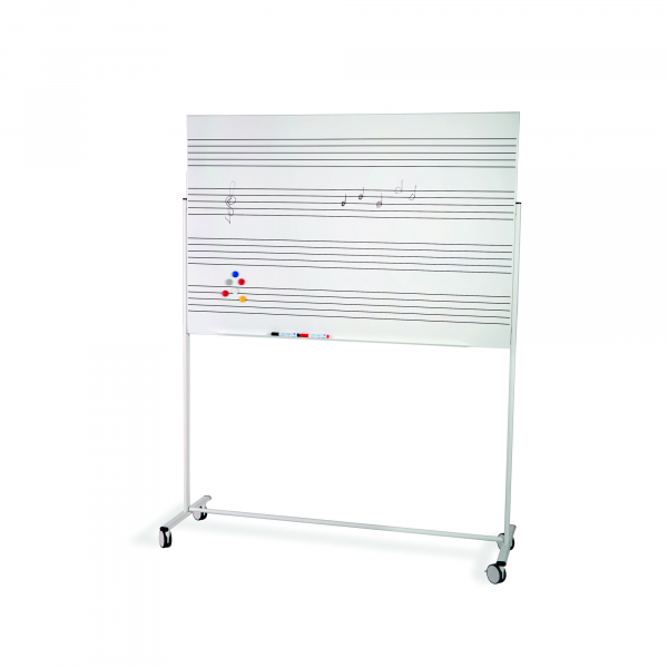 8427951687517 - Gestell für Whiteboardsystem Skin für Whiteboards Maße 1000 x 1500 mm mit Rollen