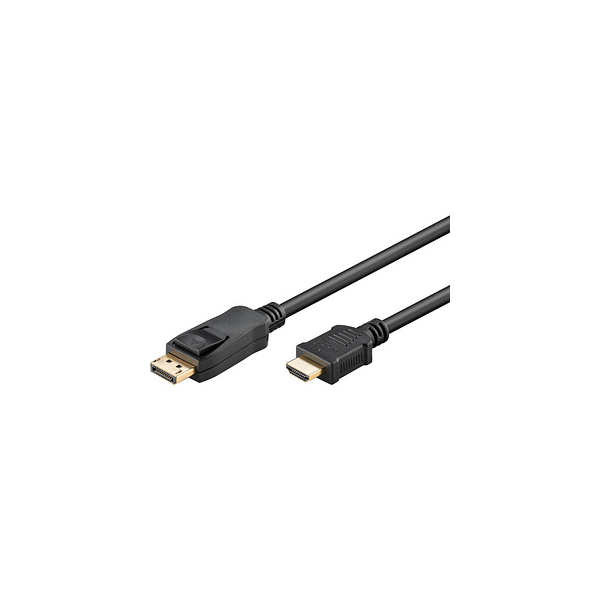 4040849648458 - DisplayPort 20HDMI 21 Kabel 10 m schwarz 4040849648458 goobay