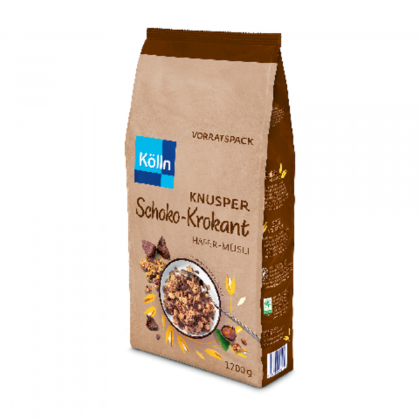 4000540223576 - Kölln Müsli Knusper Schoko Krokant 10357000 1700g 4St 4000540223576 4 Stück