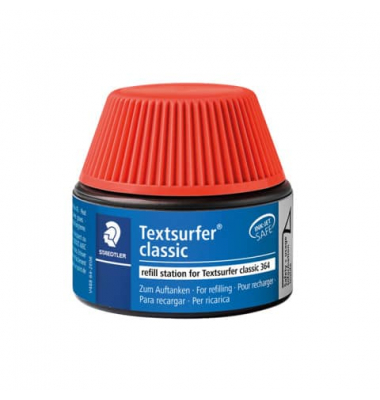  Textmarkernachfülltinte Textsurfer classic Refill, 48864-2, rot,