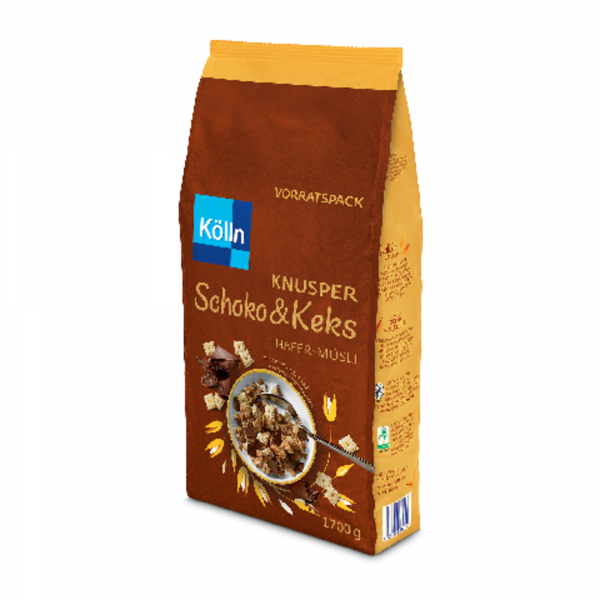 4000540213218 - Kölln Müsli Knusper Schoko Keks 10321000 1700g 4St 4000540213218 4 Stück